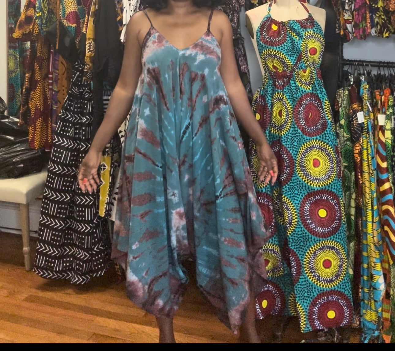 Ankara jumpsuits. 100% Cotten. One size